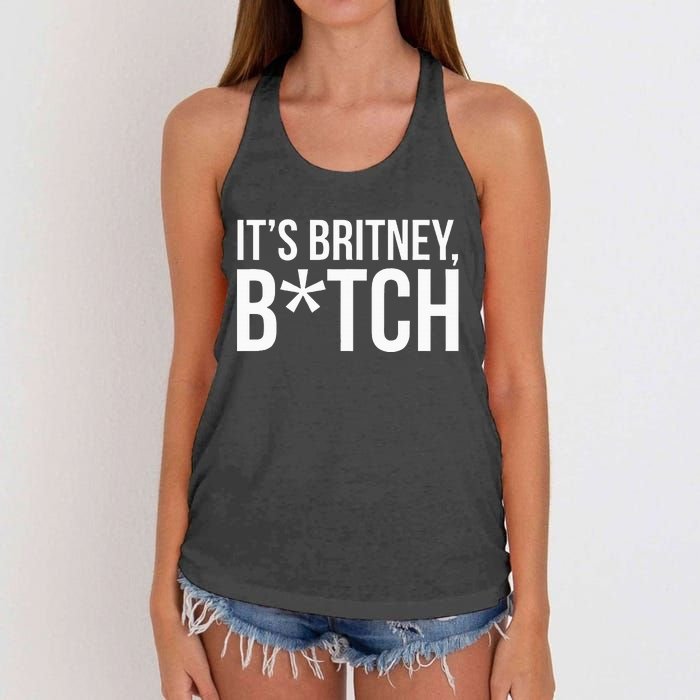 B.R.I.T.N.Ey S.P.E.A.R.S Its Britney Women's Knotted Racerback Tank