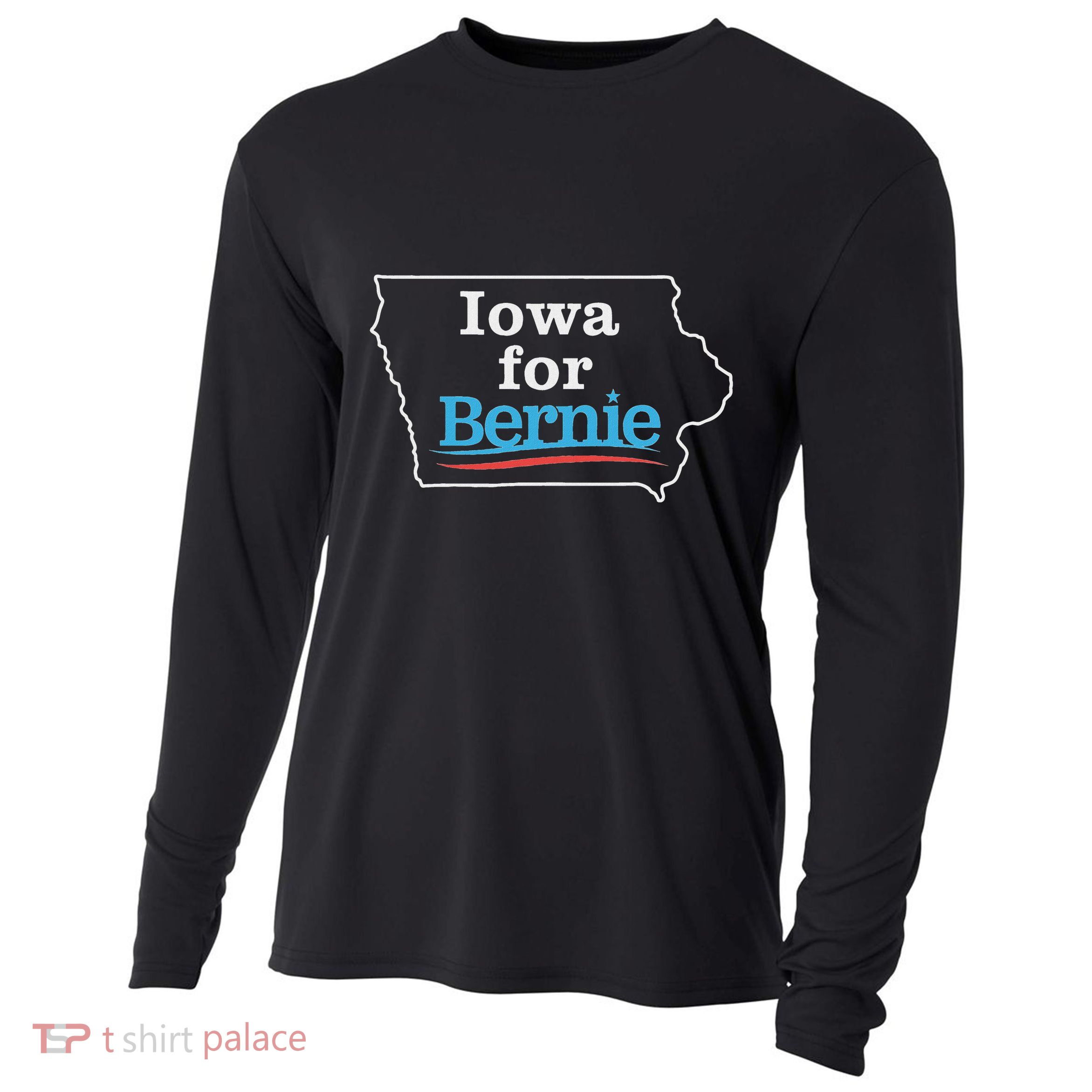 Bernie Sanders Iowa For Bernie Caucus Cooling Performance Long Sleeve Crew