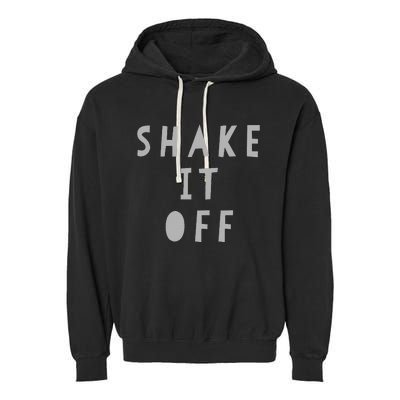 Black Shake It Off Classic Fit Trendy Music Lover's  Garment-Dyed Fleece Hoodie