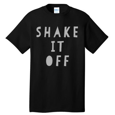 Black Shake It Off Classic Fit Trendy Music Lover's  Tall T-Shirt