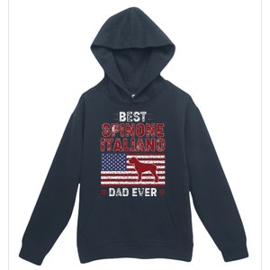 Best Spinone Italiano Dad Ever American Flag Dog Dad Urban Pullover Hoodie