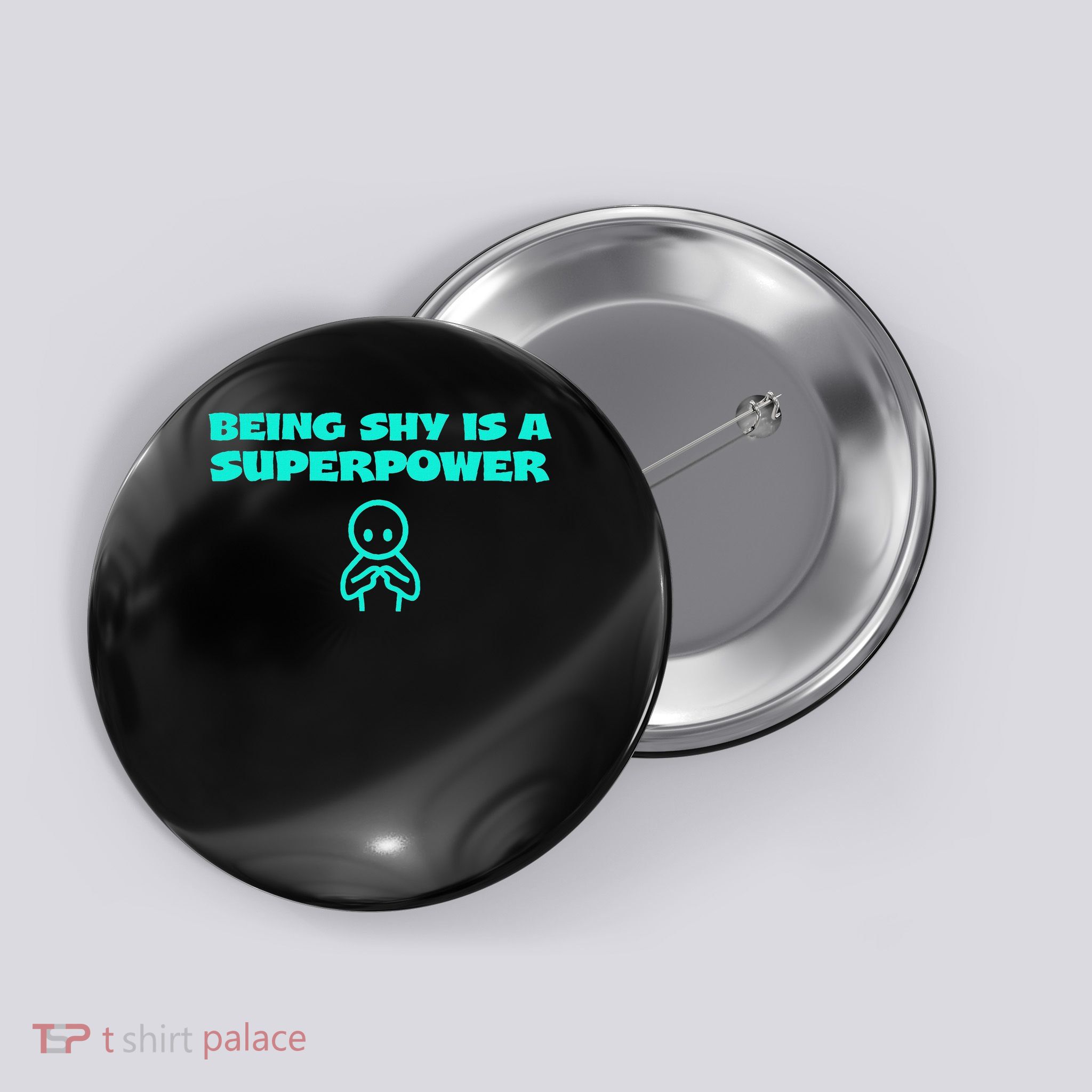 Being Shy Is A Superpower Fun Shy Affirmation Button
