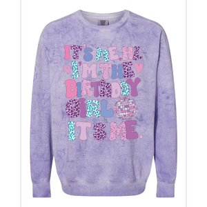 Birthday Shirts Its Me Hi Im The Birthday Girl Its Me Colorblast Crewneck Sweatshirt