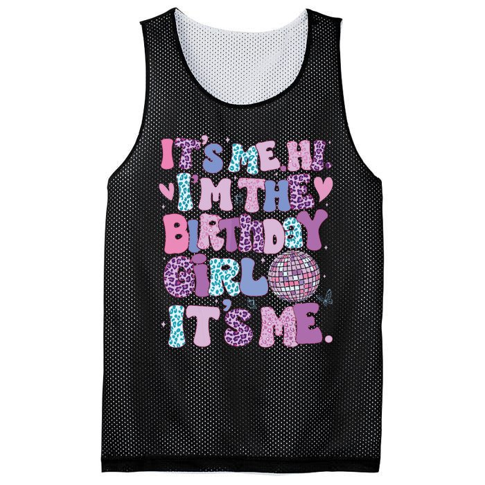 Birthday Shirts Its Me Hi Im The Birthday Girl Its Me Mesh Reversible Basketball Jersey Tank