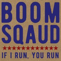 Boom Squad If I Run You Run Funny 4th Of July Cotton Canvas Backpack