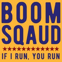 Boom Squad If I Run You Run Funny 4th Of July Pom Pom 12in Knit Beanie