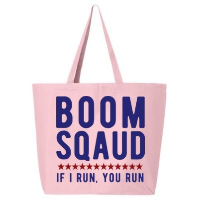 Boom Squad If I Run You Run Funny 4th Of July 25L Jumbo Tote