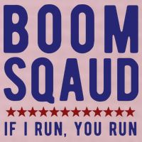 Boom Squad If I Run You Run Funny 4th Of July 25L Jumbo Tote