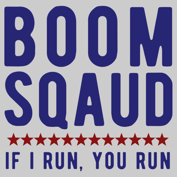 Boom Squad If I Run You Run Funny 4th Of July Tie-Dye T-Shirt