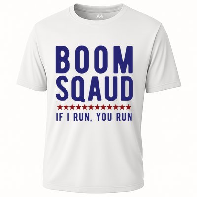 Boom Squad If I Run You Run Funny 4th Of July Cooling Performance Crew T-Shirt