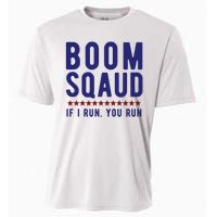 Boom Squad If I Run You Run Funny 4th Of July Cooling Performance Crew T-Shirt