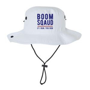 Boom Squad If I Run You Run Funny 4th Of July Legacy Cool Fit Booney Bucket Hat