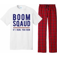 Boom Squad If I Run You Run Funny 4th Of July Pajama Set