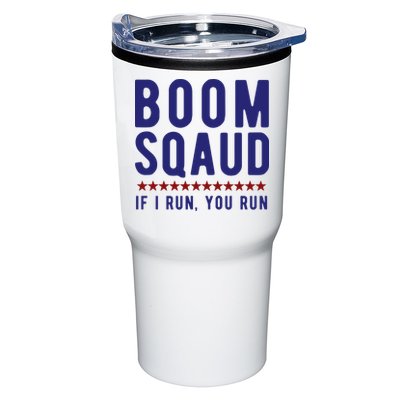 Boom Squad If I Run You Run Funny 4th Of July Tumbler