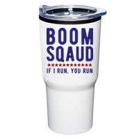 Boom Squad If I Run You Run Funny 4th Of July Tumbler