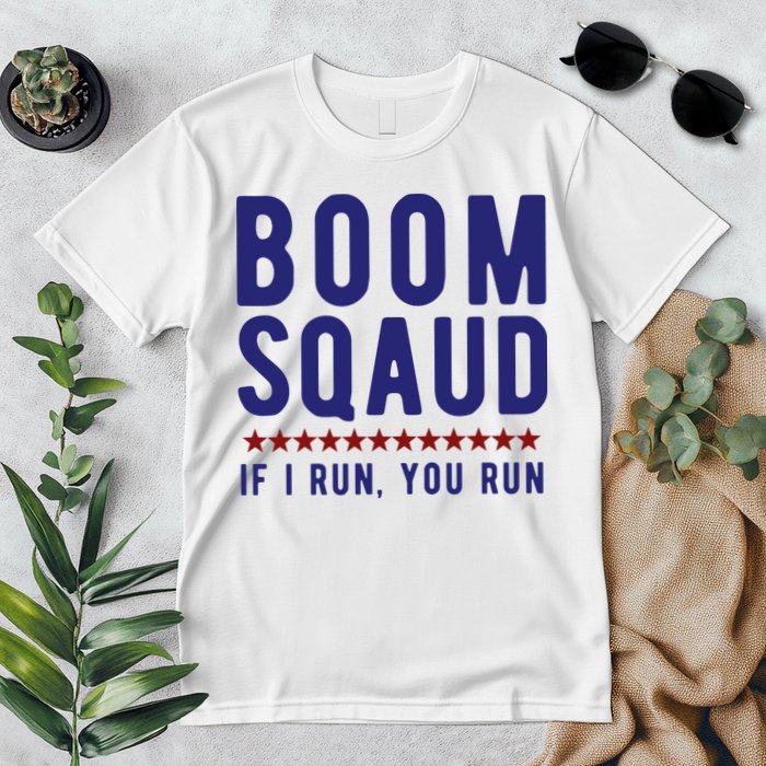Boom Squad If I Run You Run Funny 4th Of July Premium T-Shirt