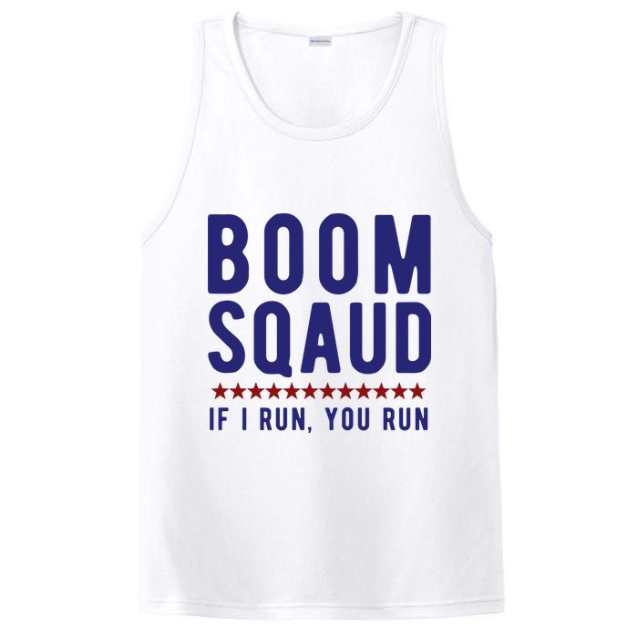Boom Squad If I Run You Run Funny 4th Of July PosiCharge Competitor Tank