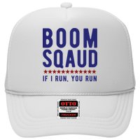 Boom Squad If I Run You Run Funny 4th Of July Trucker Hat