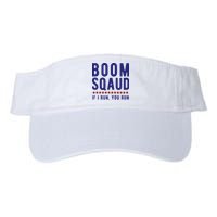 Boom Squad If I Run You Run Funny 4th Of July Visor