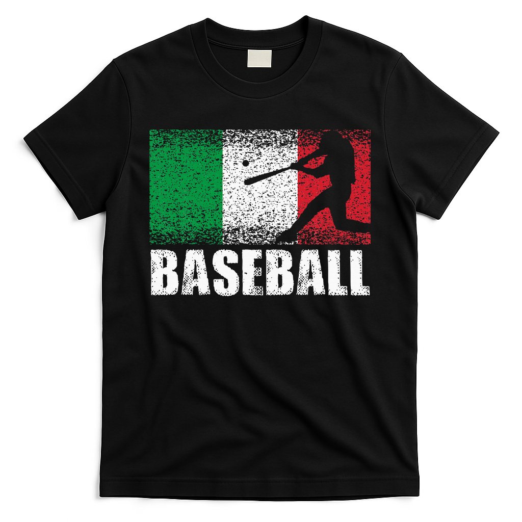 Baseball Sports Italy Flag Italian Baseball T-Shirt