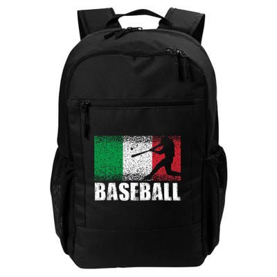 Baseball Sports Italy Flag Italian Baseball Backpack