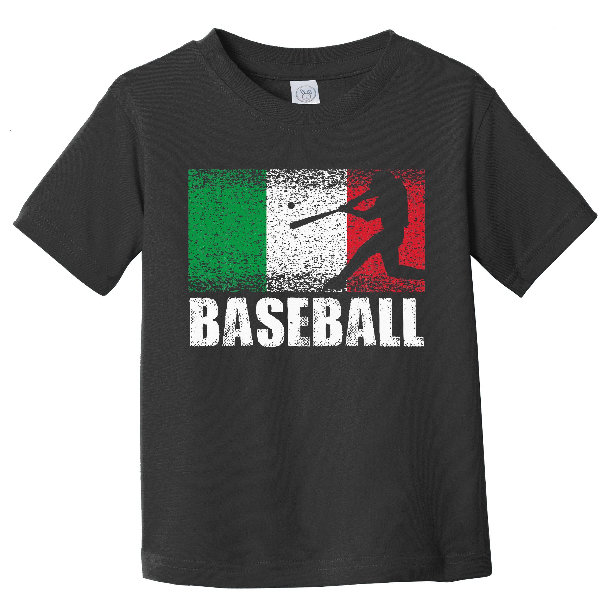Baseball Sports Italy Flag Italian Baseball Toddler T-Shirt