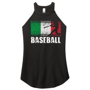 Baseball Sports Italy Flag Italian Baseball Women's Perfect Tri Rocker Tank