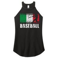 Baseball Sports Italy Flag Italian Baseball Women's Perfect Tri Rocker Tank