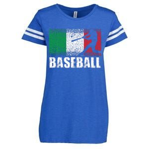 Baseball Sports Italy Flag Italian Baseball Enza Ladies Jersey Football T-Shirt