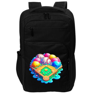 Baseball Stadiums Ice Cream Drip For Impact Tech Backpack
