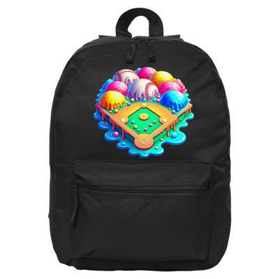 Baseball Stadiums Ice Cream Drip For 16 in Basic Backpack