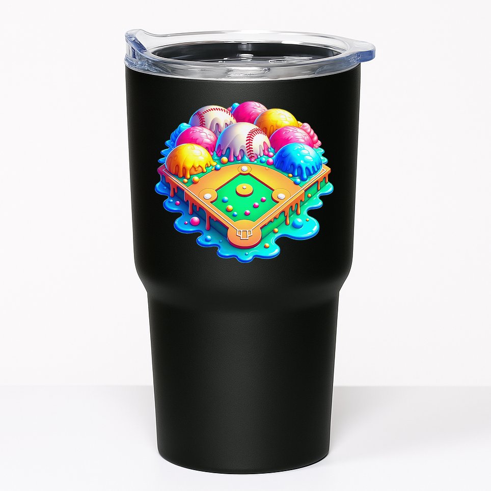 Baseball Stadiums Ice Cream Drip For Tumbler