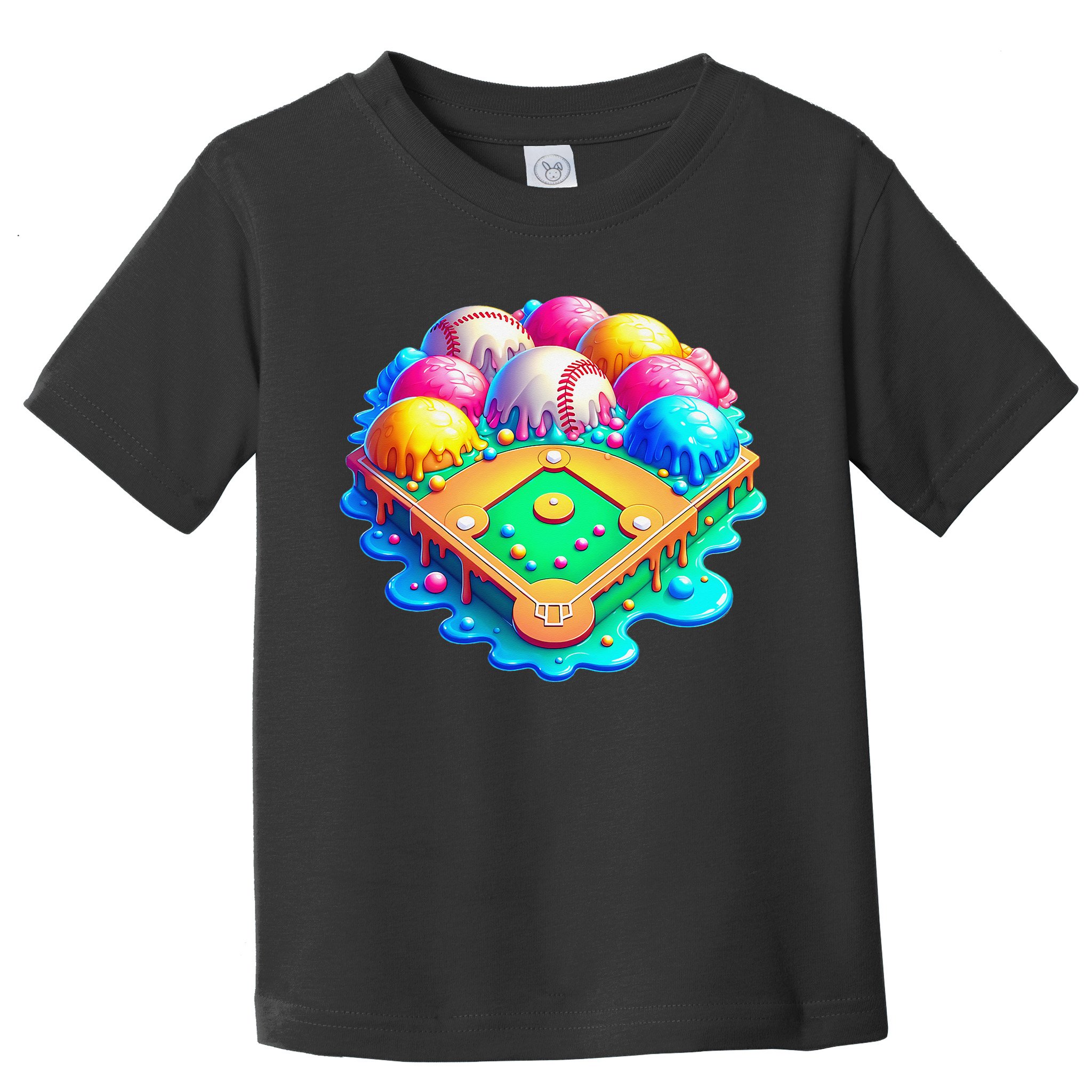Baseball Stadiums Ice Cream Drip For Toddler T-Shirt