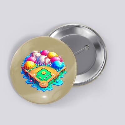 Baseball Stadiums Ice Cream Drip For Button