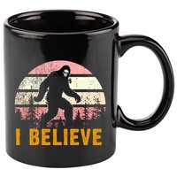 Bigfoot Squatch I Believe Bigfoot 11oz C Handle Ceramic Mug