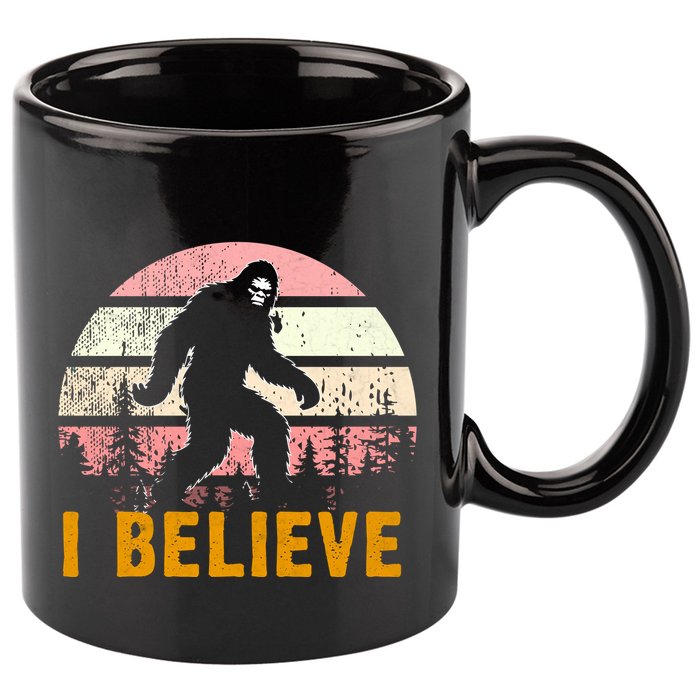Bigfoot Squatch I Believe Bigfoot 11oz C Handle Ceramic Mug