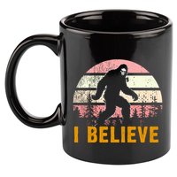 Bigfoot Squatch I Believe Bigfoot 11oz C Handle Ceramic Mug