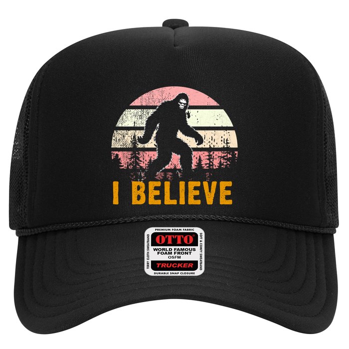 Bigfoot Squatch I Believe Bigfoot Trucker Hat
