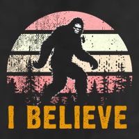 Bigfoot Squatch I Believe Bigfoot Trucker Hat