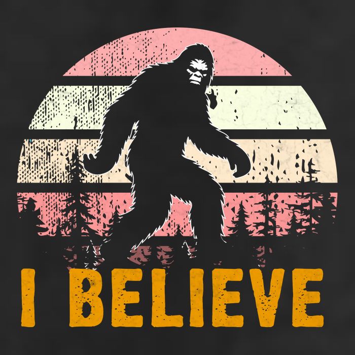 Bigfoot Squatch I Believe Bigfoot Trucker Hat