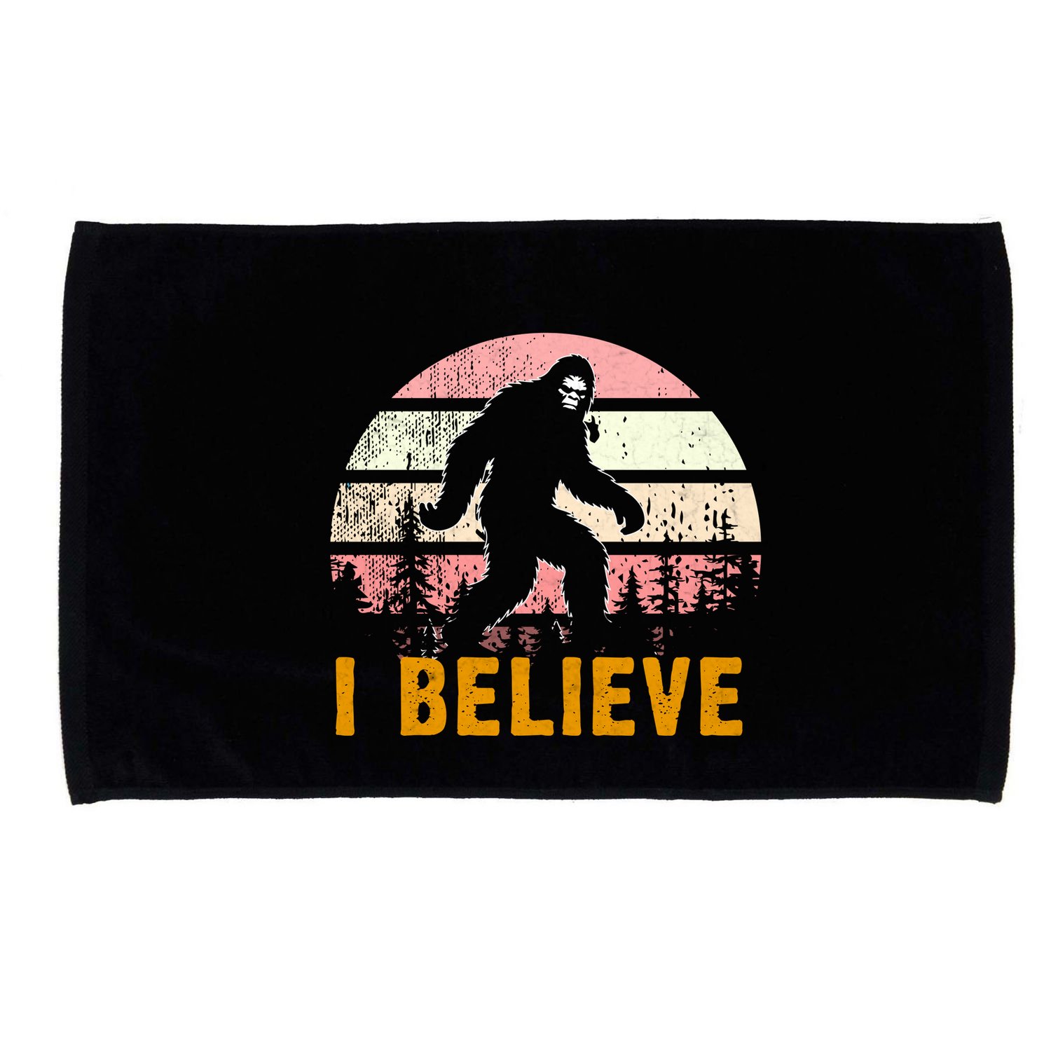 Bigfoot Squatch I Believe Bigfoot Microfiber Hand Towel