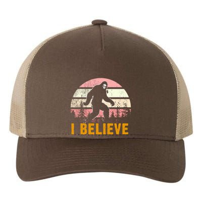 Bigfoot Squatch I Believe Bigfoot Yupoong Adult 5-Panel Trucker Hat