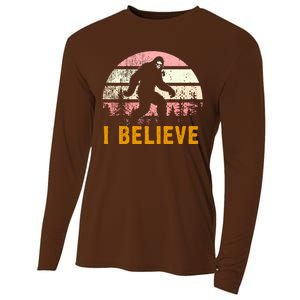 Bigfoot Squatch I Believe Bigfoot Cooling Performance Long Sleeve Crew