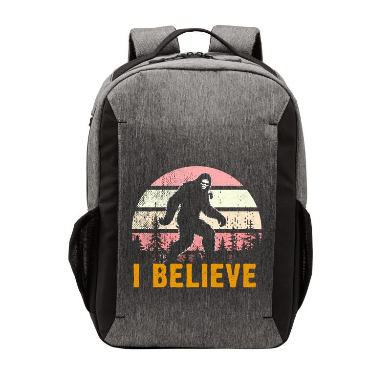 Bigfoot Squatch I Believe Bigfoot Vector Backpack
