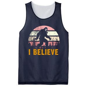 Bigfoot Squatch I Believe Bigfoot Mesh Reversible Basketball Jersey Tank