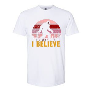 Bigfoot Squatch I Believe Bigfoot Softstyle CVC T-Shirt