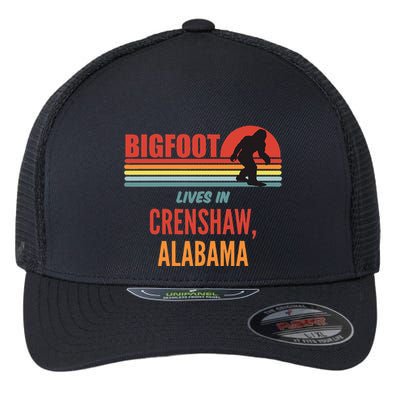Bigfoot Sighting In Crenshaw Alabama Flexfit Unipanel Trucker Cap