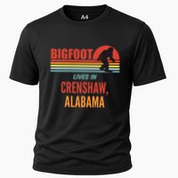 Bigfoot Sighting In Crenshaw Alabama Cooling Performance Crew T-Shirt