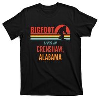 Bigfoot Sighting In Crenshaw Alabama T-Shirt