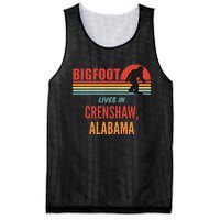 Bigfoot Sighting In Crenshaw Alabama Mesh Reversible Basketball Jersey Tank